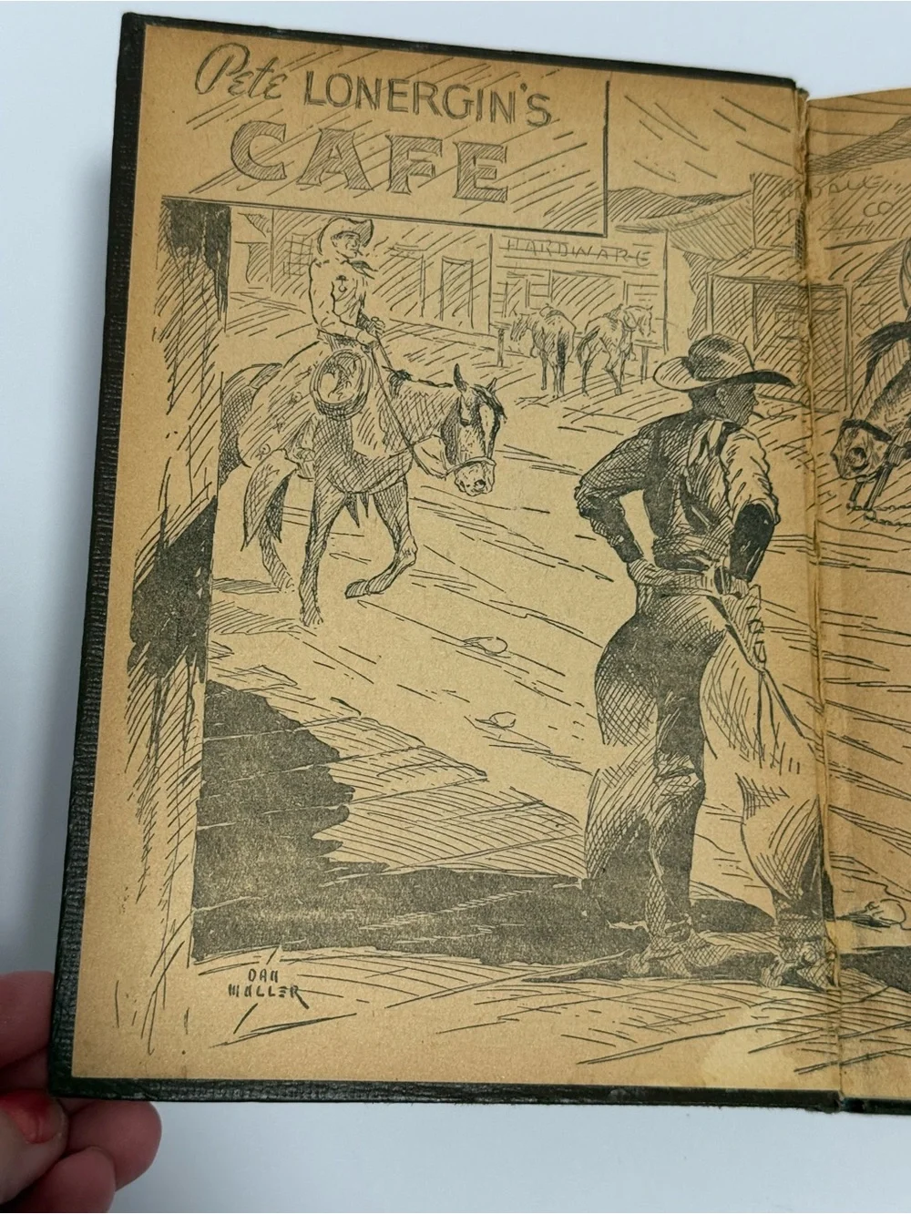⁠1944 Vintage Gene Autry & The Thief River Outlaws Whitman Hardcover Book